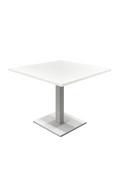 Table de cafétéria 100x100 Blanc