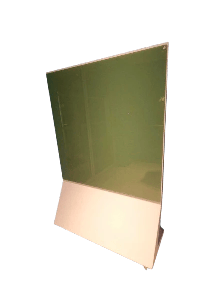 Tableau sur Roulettes en Métal et Verre