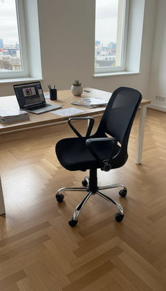 Fauteuil de réunion à roulettes
