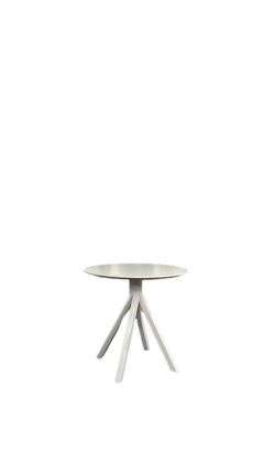 Table ronde 80x80 Blanche - face