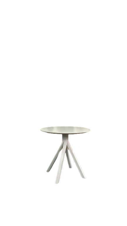 Table ronde 80x80 Blanche