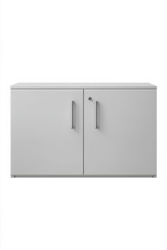 Armoire basse à portes battantes