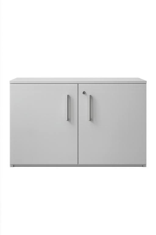 Armoire basse à portes battantes