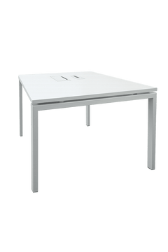 Majencia - Table de réunion rectangulaire avec accès pratiques
