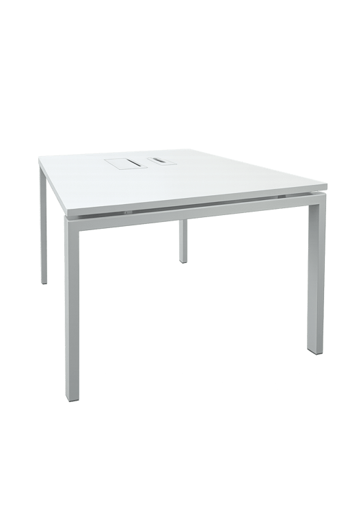 Majencia - Table de réunion rectangulaire avec accès pratiques