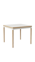 Table de cafétéria rectangulaire Bolia.com - Modèle Double up extensible