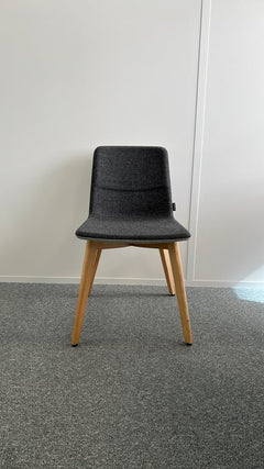 Chaise de réunion Narbutas TWIT&SIT Gris - face