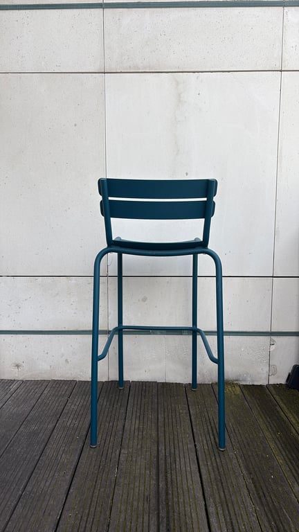 Chaise d'extérieur en métal Boston Blue