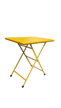 Table d'extérieur rectangulaire rabattable en métal