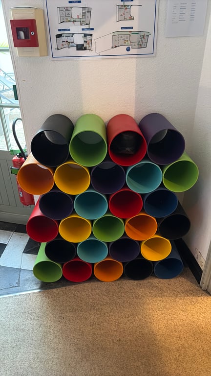 Casier de Rangement en Plastique sans Roulettes, 27 Compartiments - 3-4