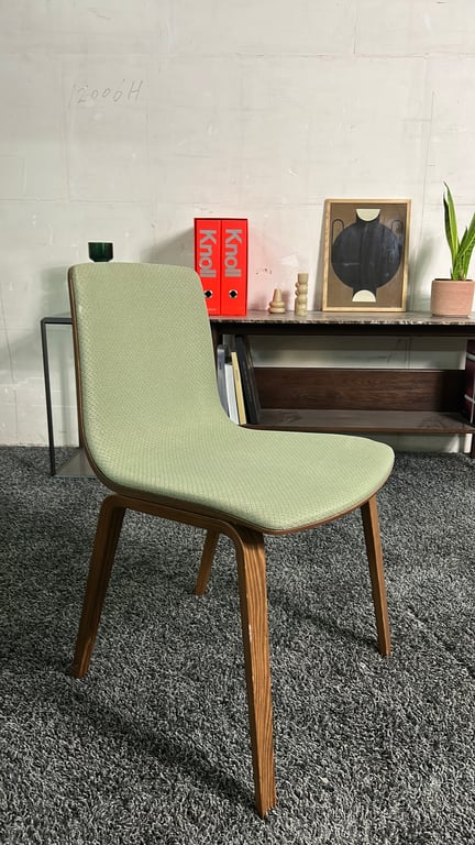 Chaise de cafétéria Arper Aava 02 Verte - 3-4