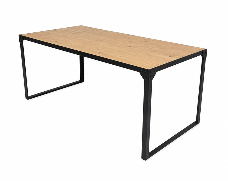 Bureau droit 180x90 Maison du Monde - Métal et bois