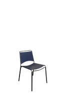 Chaise en cuir empilable