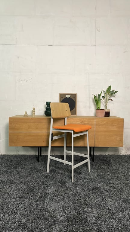 Tabouret haut Muuto Loft Orange - 3-4