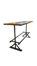 Table de cafétéria 180x70 Bois et métal
