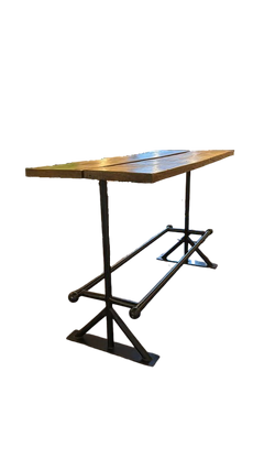 Table de cafétéria 180x70 Bois et métal