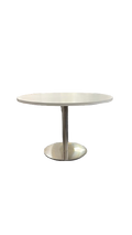 Table ronde 120x120 blanc