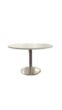 Table ronde 120x120 blanc