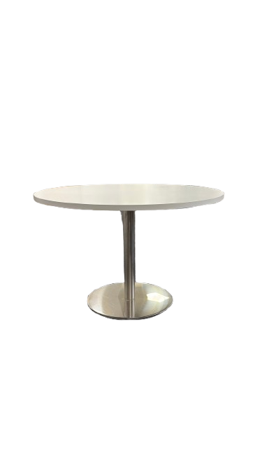 Table ronde 120x120 blanc
