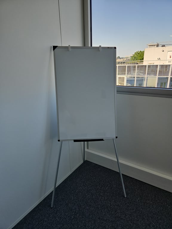 Viz-pro - Tableau Blanc pour feutres Velleda sans roulettes - face