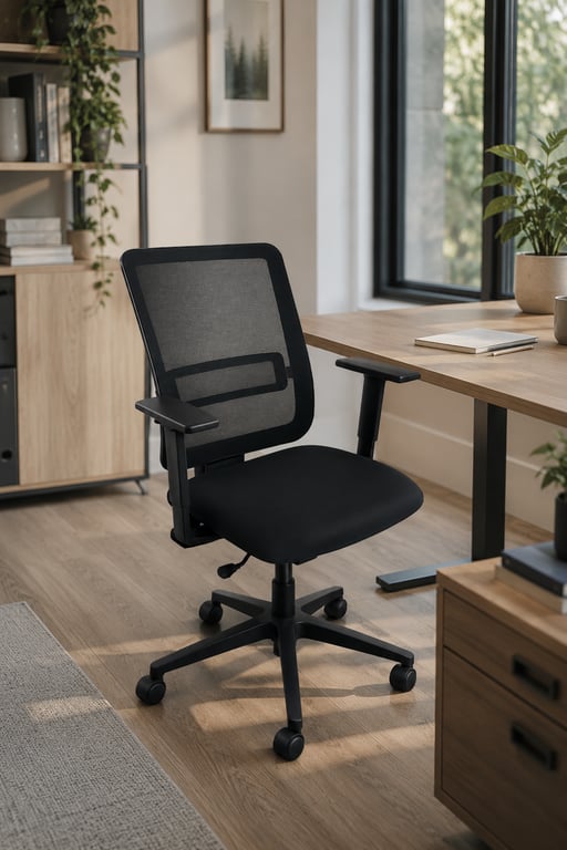 Fauteuil de bureau ergonomique avec roulettes