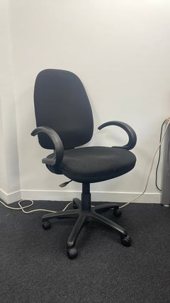Fauteuil de bureau noir - 3-4