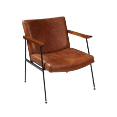 Fauteuil avec accoudoirs en bois - 3-4