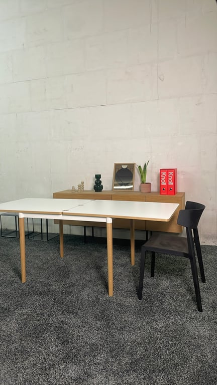 Table de cafétéria rectangulaire Bolia.com - Modèle Double up extensible