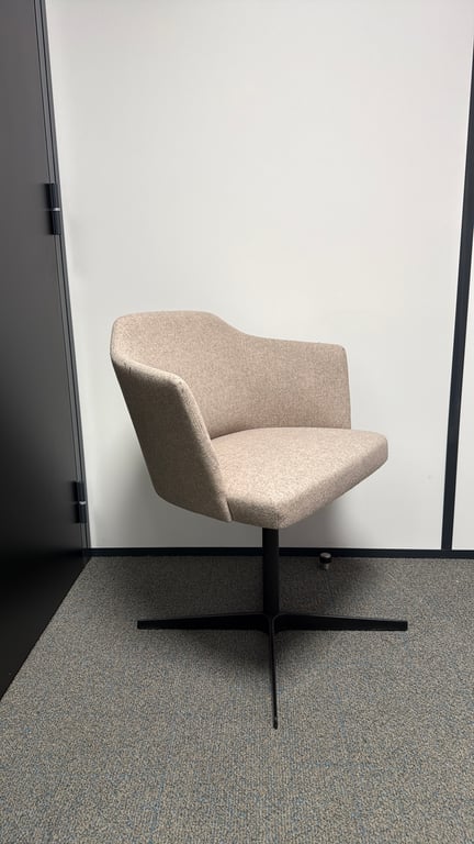 Chaise de réunion Crassevig Crème - 3-4