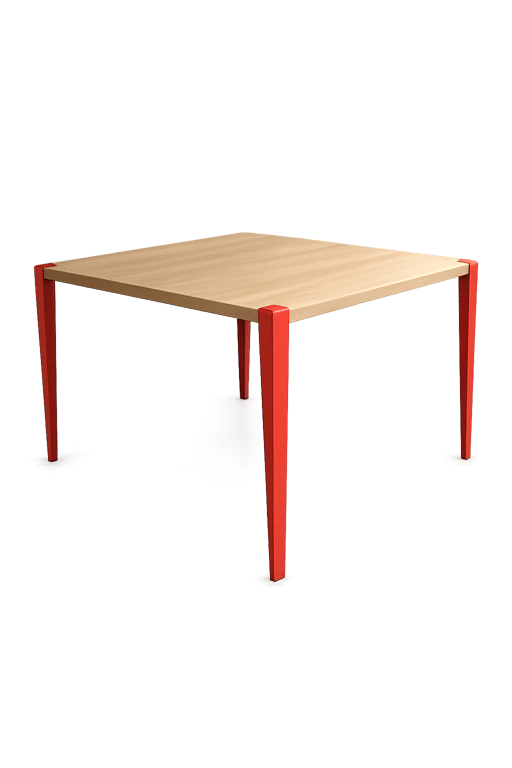 Table de réunion Tiptoe rectangulaire 120x120 cm