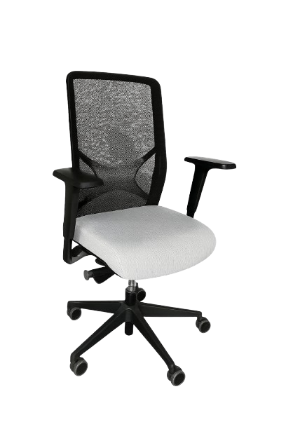 Fauteuil de bureau avec roulettes et assise rotative