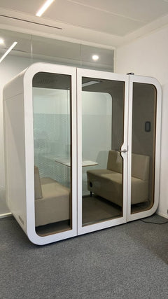 Cabine acoustique 4 places QuietOffice Quattro - ambiance