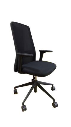 Fauteuil de bureau Quadrifoglio Group Diade Rock Noir - 3-4