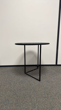 Table basse ronde métal noir 48x46 - 3-4
