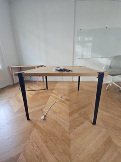 Table de Réunion Rectangulaire 120 × 120 pieds bleu foncés Tiptoe