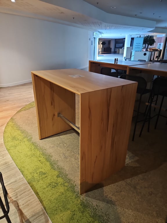 Table haute 110x70x120 Chêne - 3-4