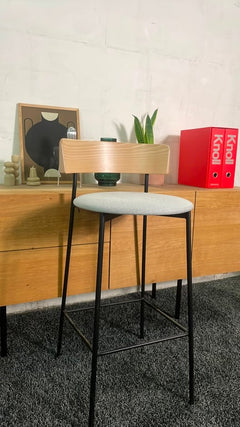 Tabouret de bar haut Fest Friday Gris
