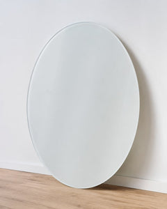 Table de réunion ronde en verre 120cm
