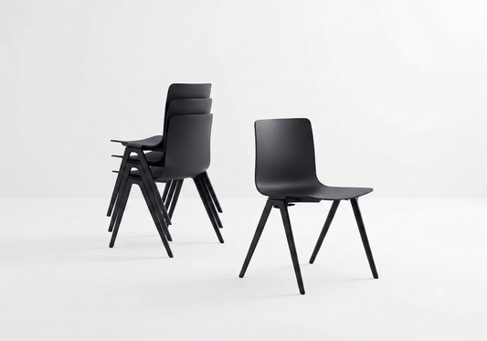 Chaise de réunion Brunner A-chair Noir