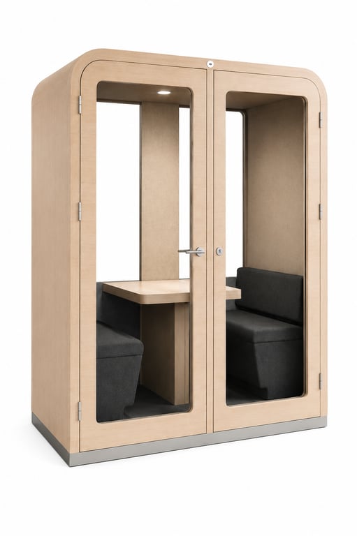 Cabine acoustique 4 places SBS - Quatro