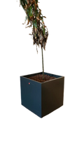 Pot de plante en métal