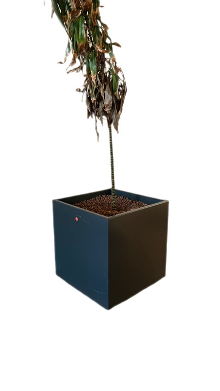 Pot de plante en métal