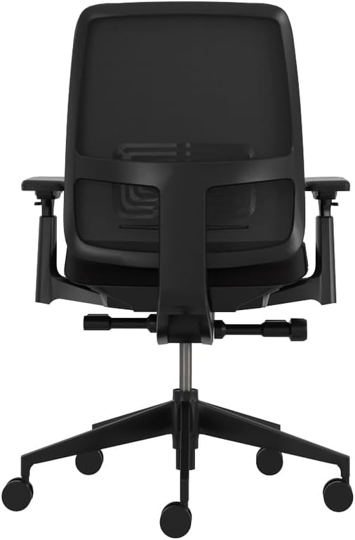 Fauteuil de bureau Haworth Lively assise noire