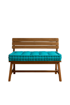 Banc en bois et tissu - 3-4