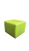 Pouf en cuir