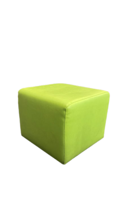 Pouf en cuir - 3-4