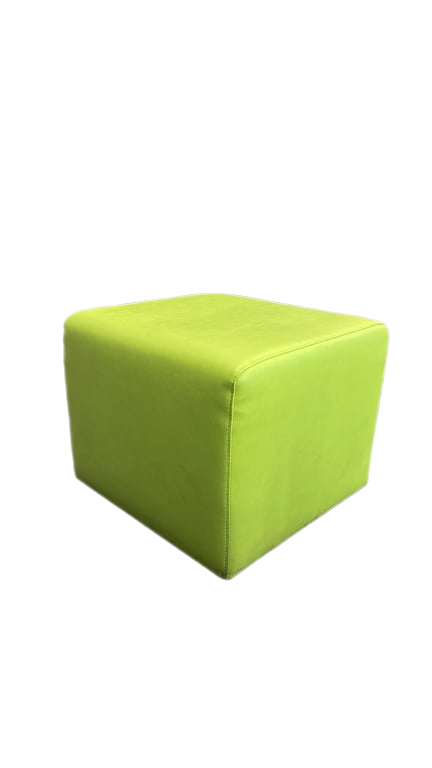 Pouf en cuir