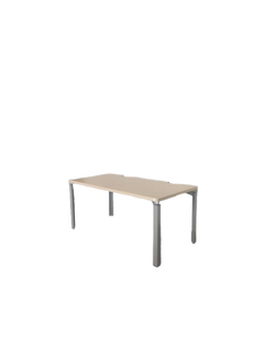 Bureau droit 160x80 Haworth - Épure - 3-4
