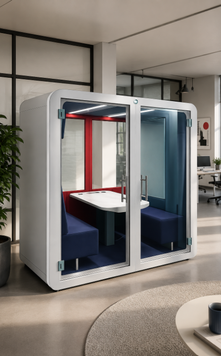 Cabine acoustique 4 places - Sbs Quatro