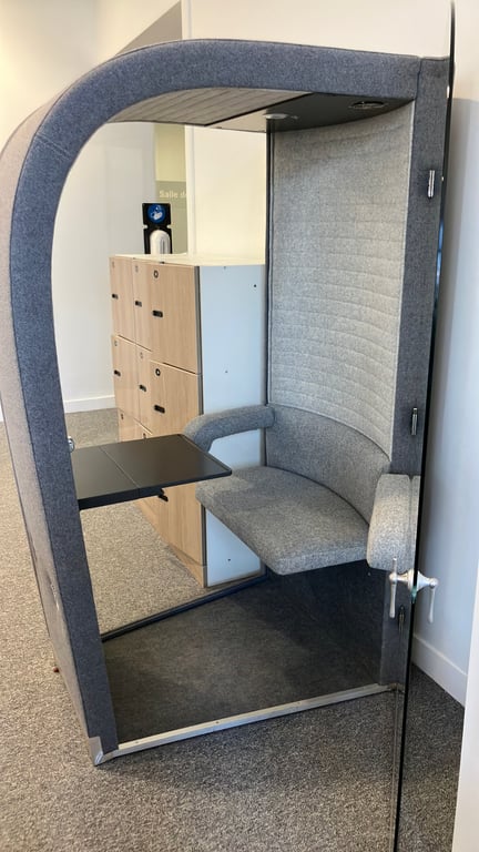 Cabine acoustique Solo grise